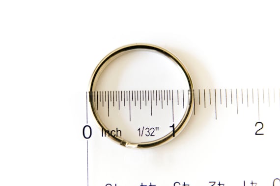 32mm 1-1/4 Heavy Duty Steel Key Rings Split Rings with Chain Extender