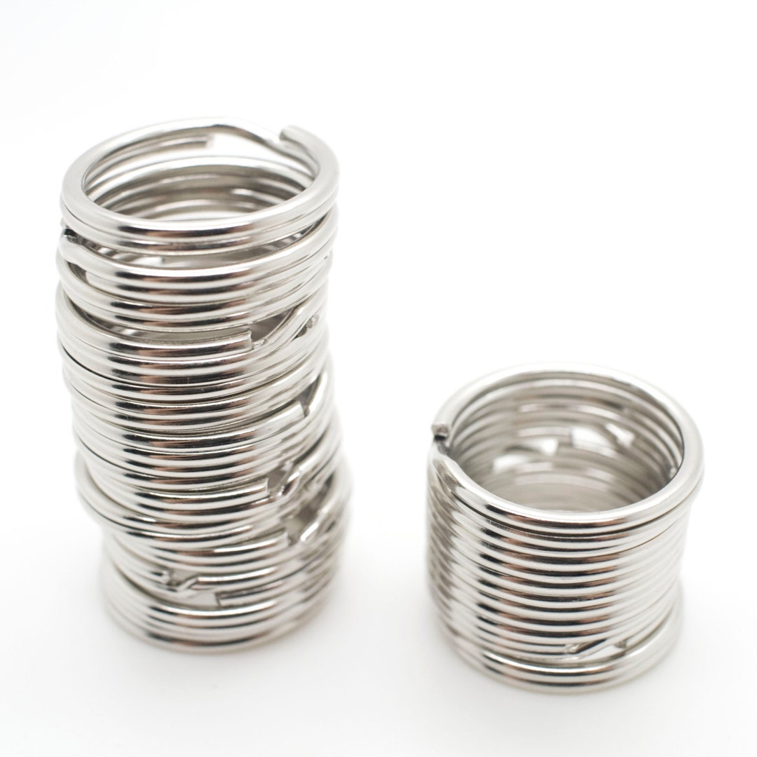500pcs Key Rings Split Rings Keychain 20mm 3/4