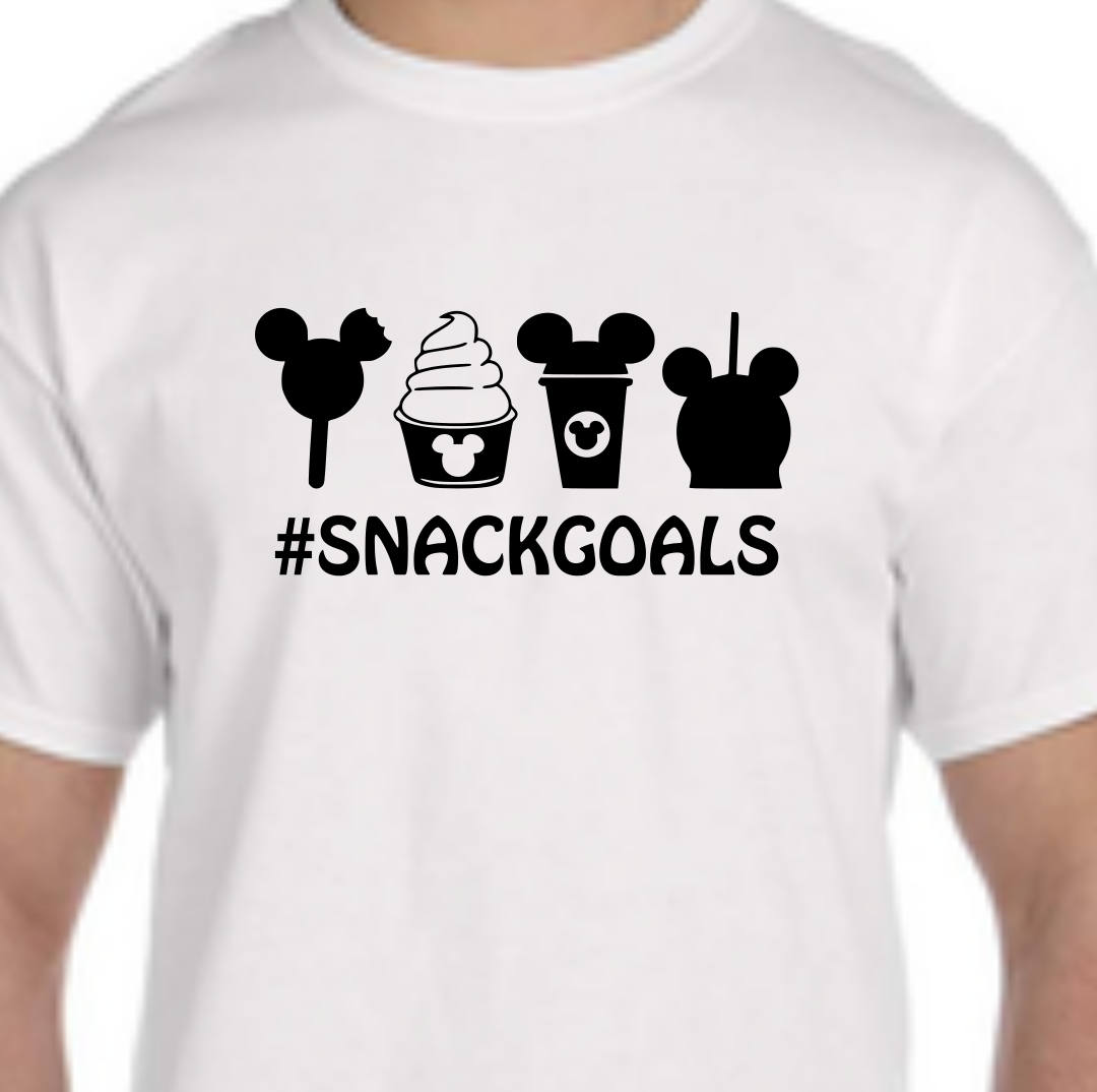 Mens Disney Shirt Snackgoals shirt Custom Disney Shirt Etsy