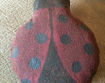 Primitive Bowl Filler Lady Bug Bumble Bee