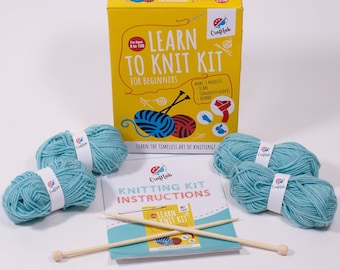 Knitting Kit for Beginners, Kids and Adults - Learn to Knit kit