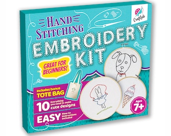 Hand Stitching Embroidery Kit for Beginners