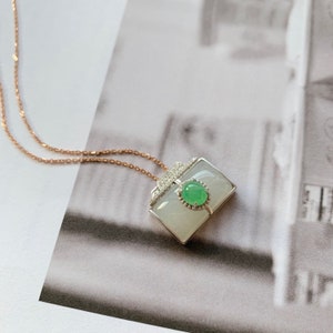 A-Grade Natural Jadeite Bespoke Camera Pendant No.170738, bespoke jewellery, capture every moment