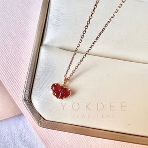 Icy A-Grade Red Jadeite Ribbon Pendant No.172072, Gifts for her, Bespoke Jewelry, Handcrafted Bracelet, Valentine&#39;s Day Gifts, Gifts 2024