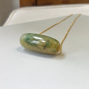 A-Grade Natural Jadeite Barrel Pendant No.220391, minimalist jewelry, gift for her, jade pendant, jadeite pendant, lulutong, jade barrel