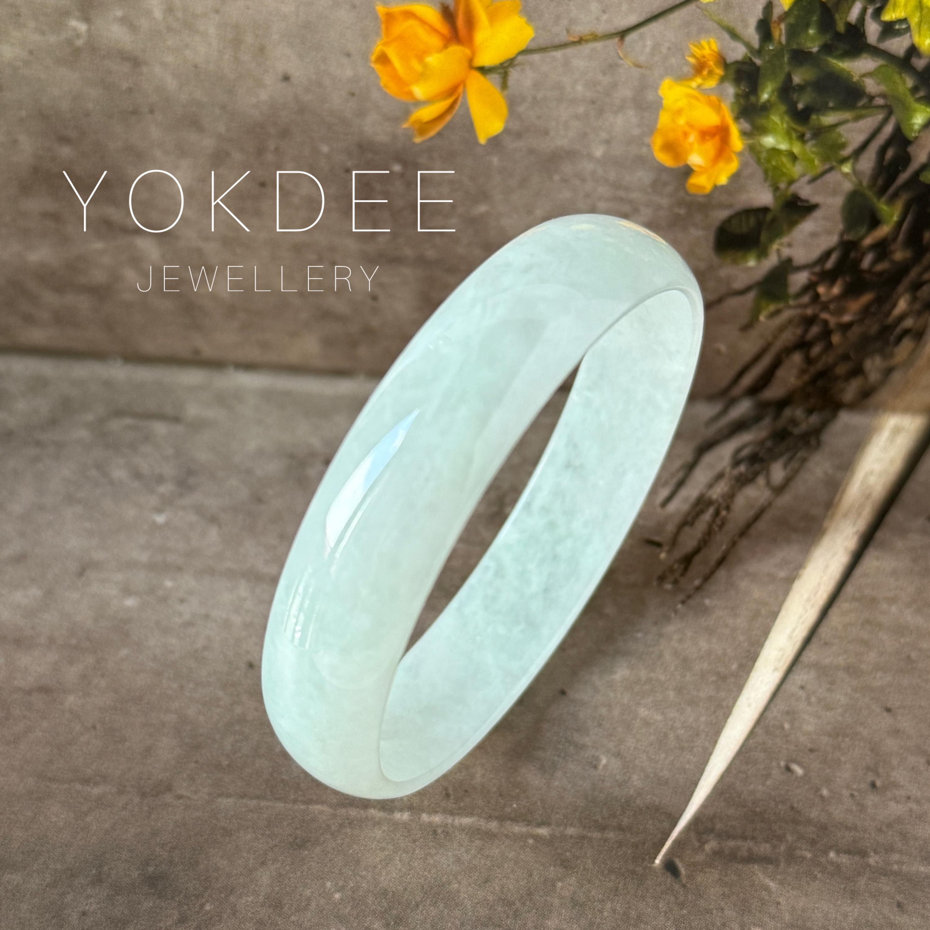 本物の翡翠のバングル - Etsy 日本