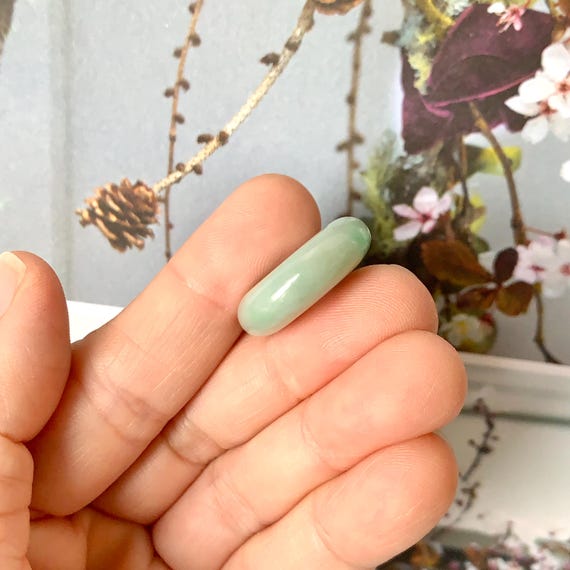 Ciondolo A Ciambella Fei Cui In Giada Giadeite Naturale Di Grado A - Foto 7