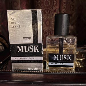 香水(男性用) Romane Musk 100ml Deadstock Vintage Mint Vintage Romane Musk the Male Scent Aftershave/cologne - Etsy