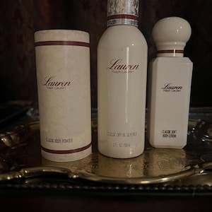 Vintage Lauren Powder & Lotion set by Ralph Lauren