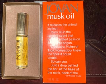 Vintage Jovan Musk Oil