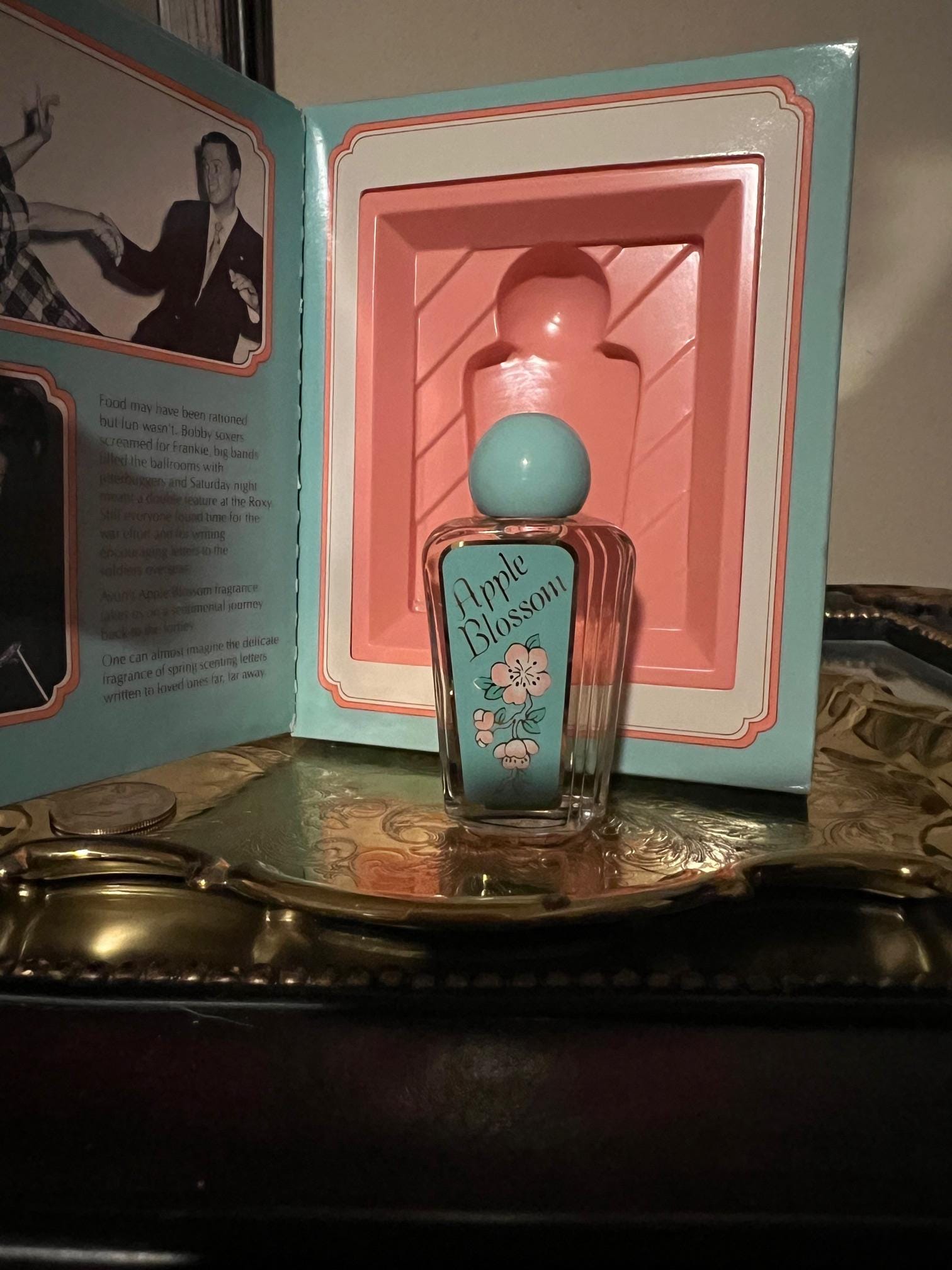 Vintage Avon 1983 Apple Blossom Boxed Cologne - Etsy