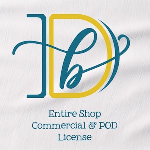 GESAMTER SHOP Digitales Design POD und kommerzielle Nutzungslizenz, SVG-Png-Designs, erweiterte Print-On-Demand-Lizenz, Designs, die separat erworben werden