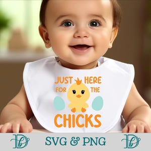 Nur hier für die Küken, SVG, PNG, Kinder Ostern T-Shirts, Babys erstes Ostern, Ostersvg Designs, Herz brecher Outfit, Baby Jungen Outfit