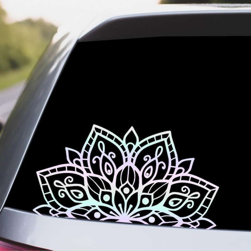 Mandala Sticker Mirror - Etsy