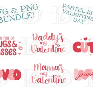 Rode kinder Valentijnsdag bundel, SVG, PNG, roze en rood, HTV-ontwerpbundel, kinder Vday hart T-shirts, Cricut gesneden ontwerpen, familiematching