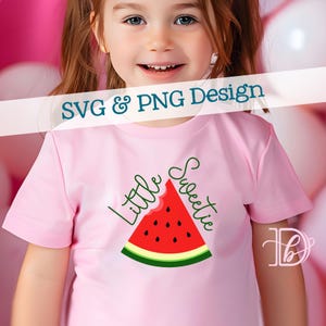 Little Sweetie SVG + PNG, Watermelon Summer Shirts, Toddler And Baby 4th of July Shirts, Cute Kids Summer Svg Designs Bundle, Gender Neutral