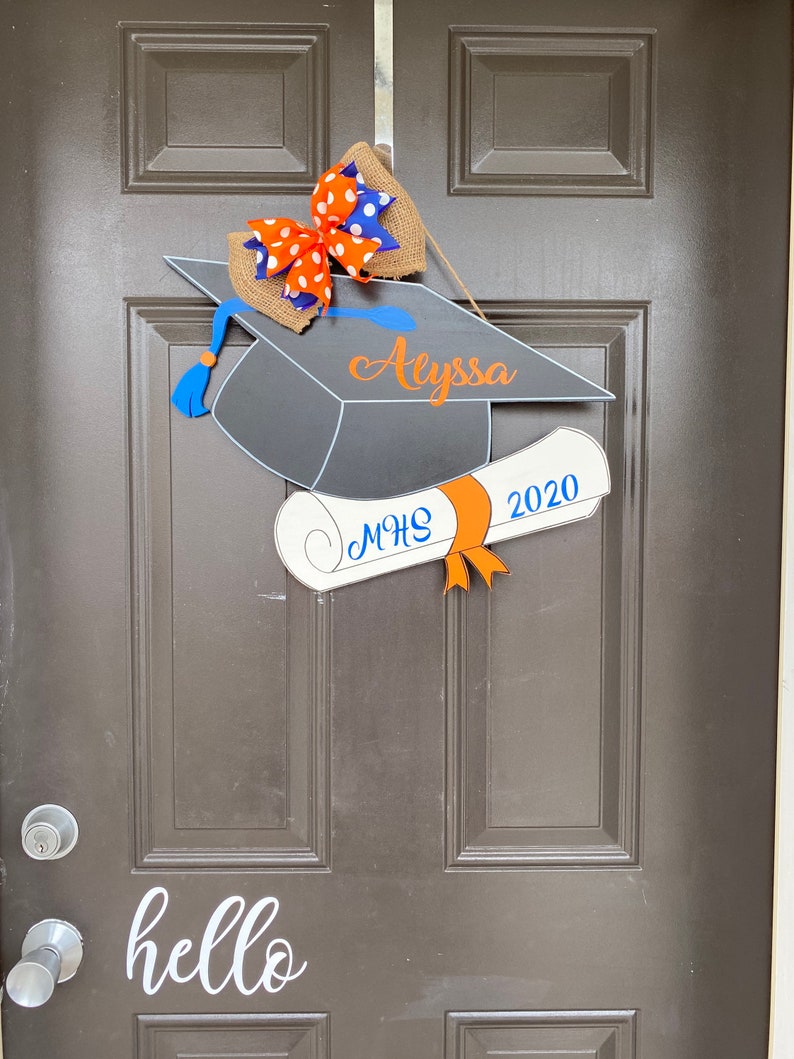 Graduation Door Hanger Etsy