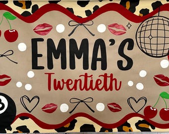 20th Birthday Banner