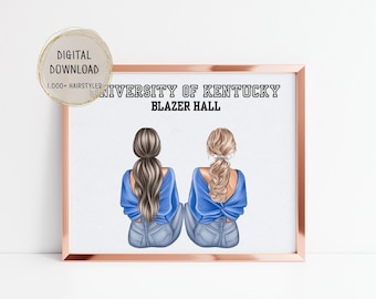 Dorm Decor Gift for Roommates Print Personalized Roomies gifts Dorm Decor for college Girls Roomie Print Dorm Roommate Gift