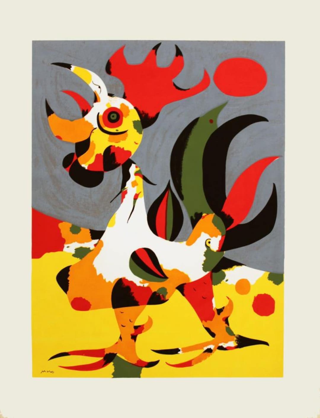 Joan Miro, Original Serigraph, 