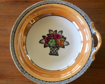 Noritake Lusterware Bowl, made in Japan, Vintage