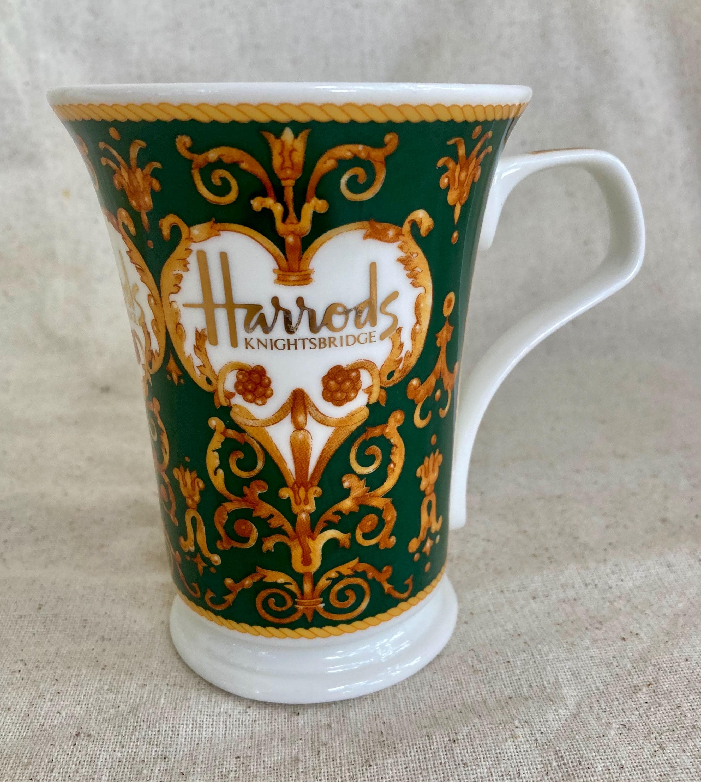 Vintage Harrods Mug - Etsy