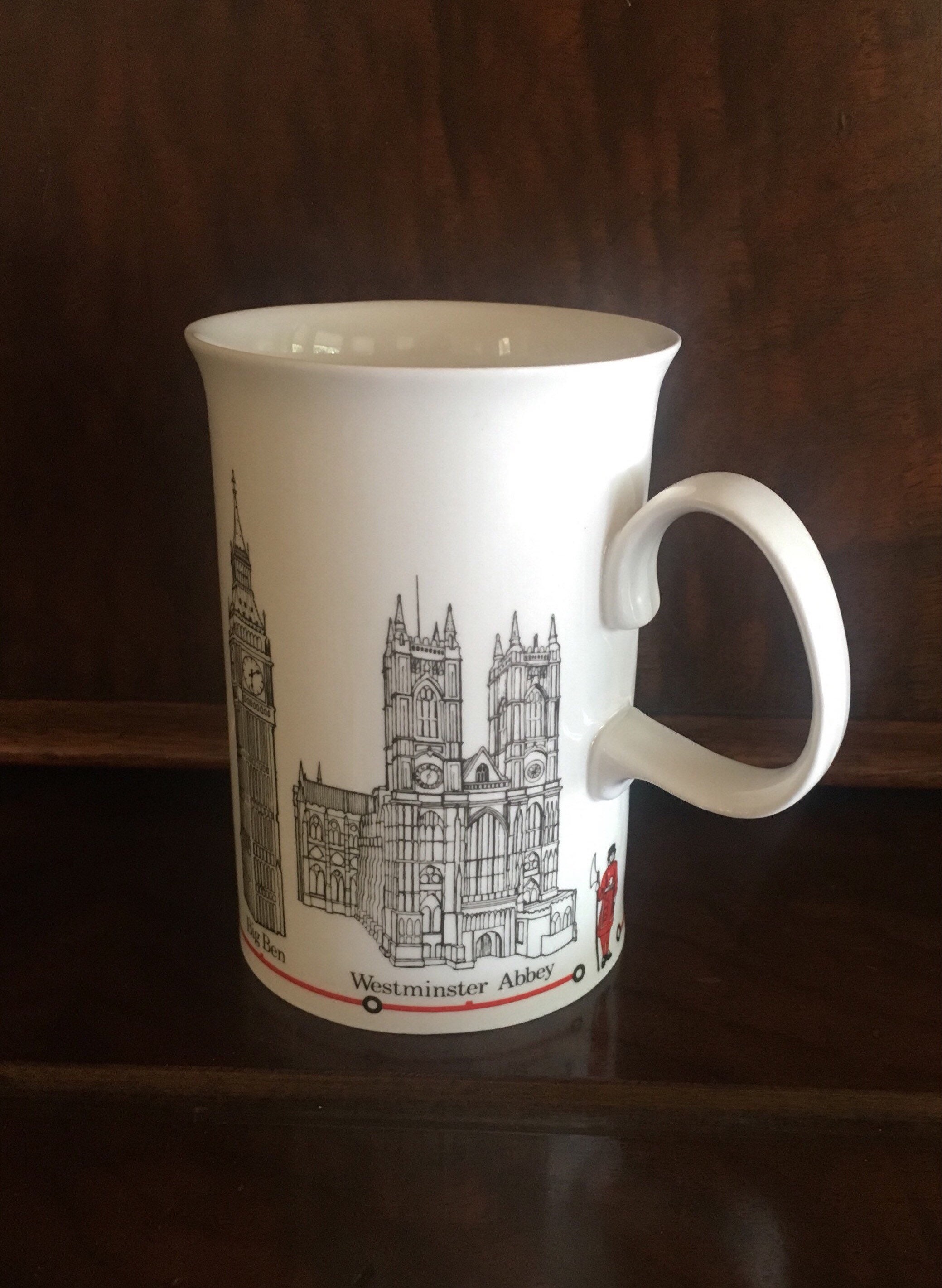 Dunoon London Mug Fine Bone China Made in England Vintage Etsy