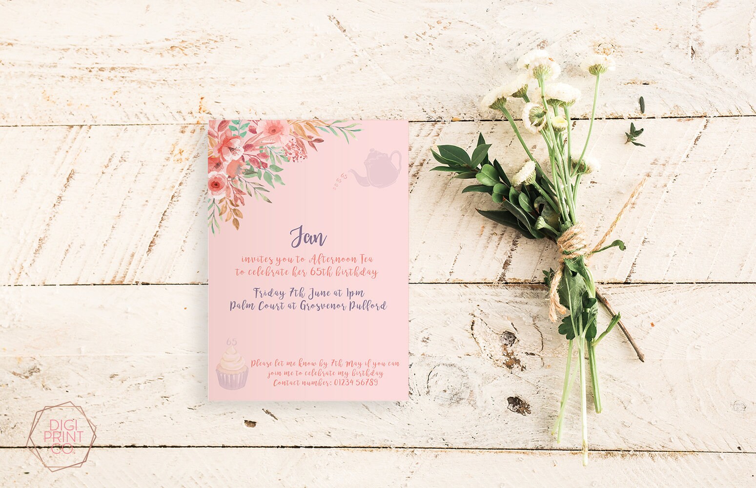 Celebrations Occasions Personalised Afternoon Tea Tea Party