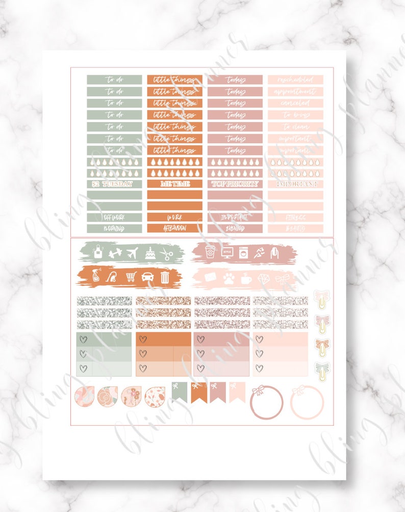 MOTHERS DAY PRINTABLE Planner Stickers May Weekly Stickers - Etsy