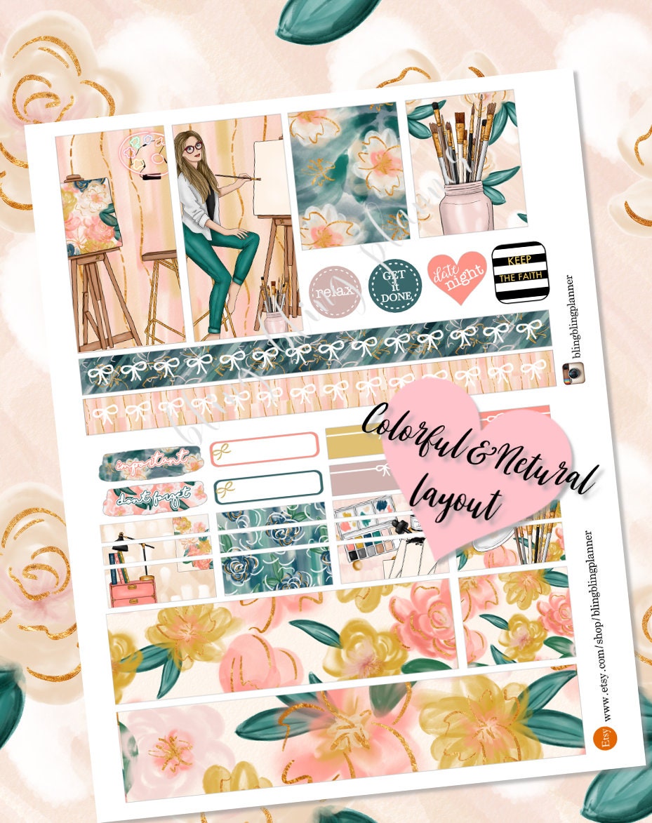 PRINTABLE Spring PLANNER STICKERS Spring Weekly Kit Home Etsy printable-spring-planner-stickers-spring-weekly-kit-home-etsy