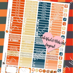PUMPKIN PLANNER STICKERS Printable Planner Stickersfall - Etsy