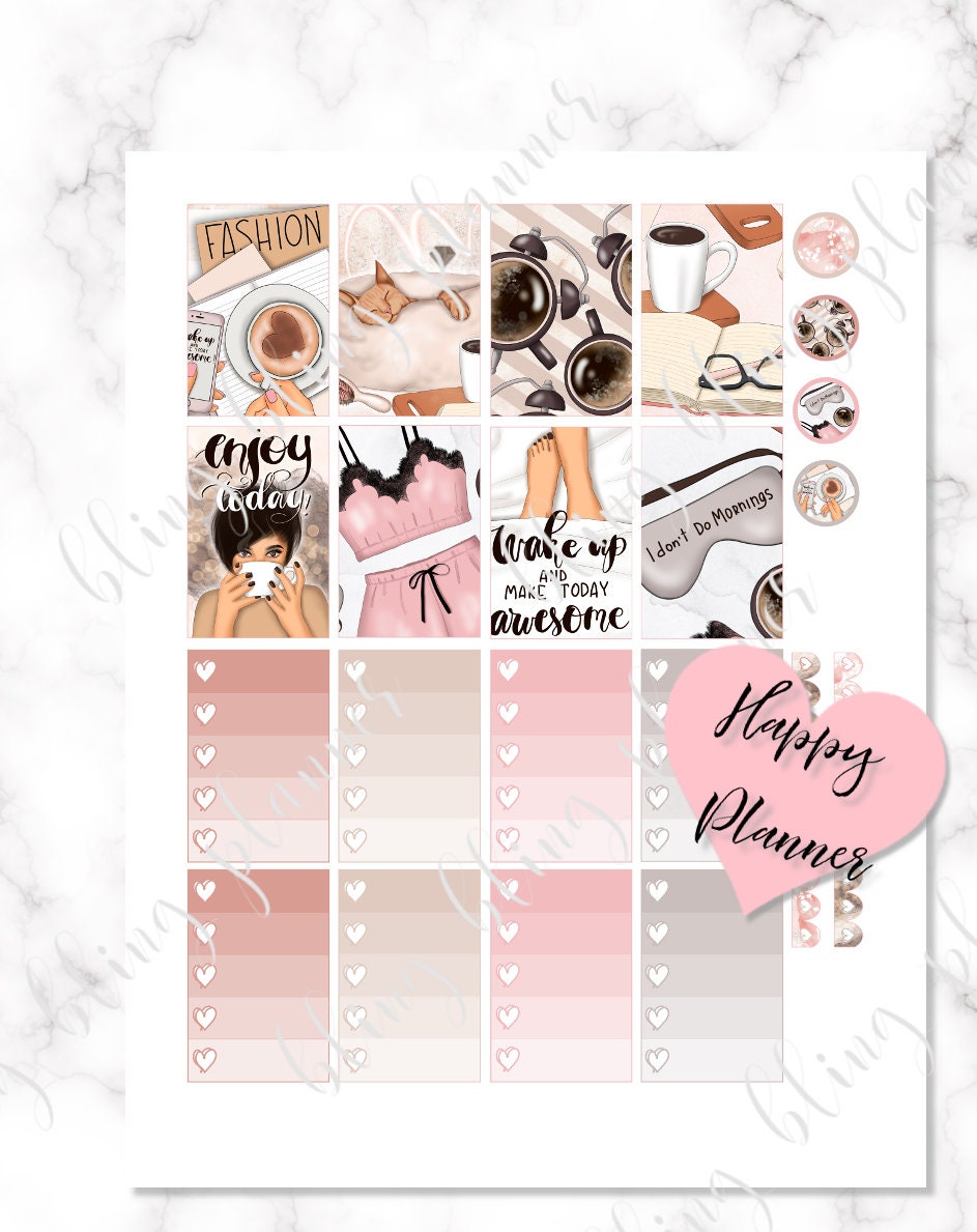 HAPPY PLANNER STICKER Kit Printable Happy Planner Stickers - Etsy