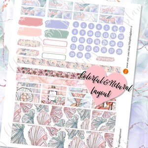 MERMAID HAPPY PLANNER Printable, Happy Planner Stickers Kits, Stickers ...