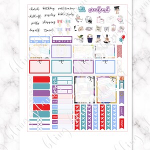 BFF PRINTABLE PLANNER Stickers, Friends printable planner stickers, Best friend Stickers, cafe Weekly Kit, Printable planner weekly stickers image 5