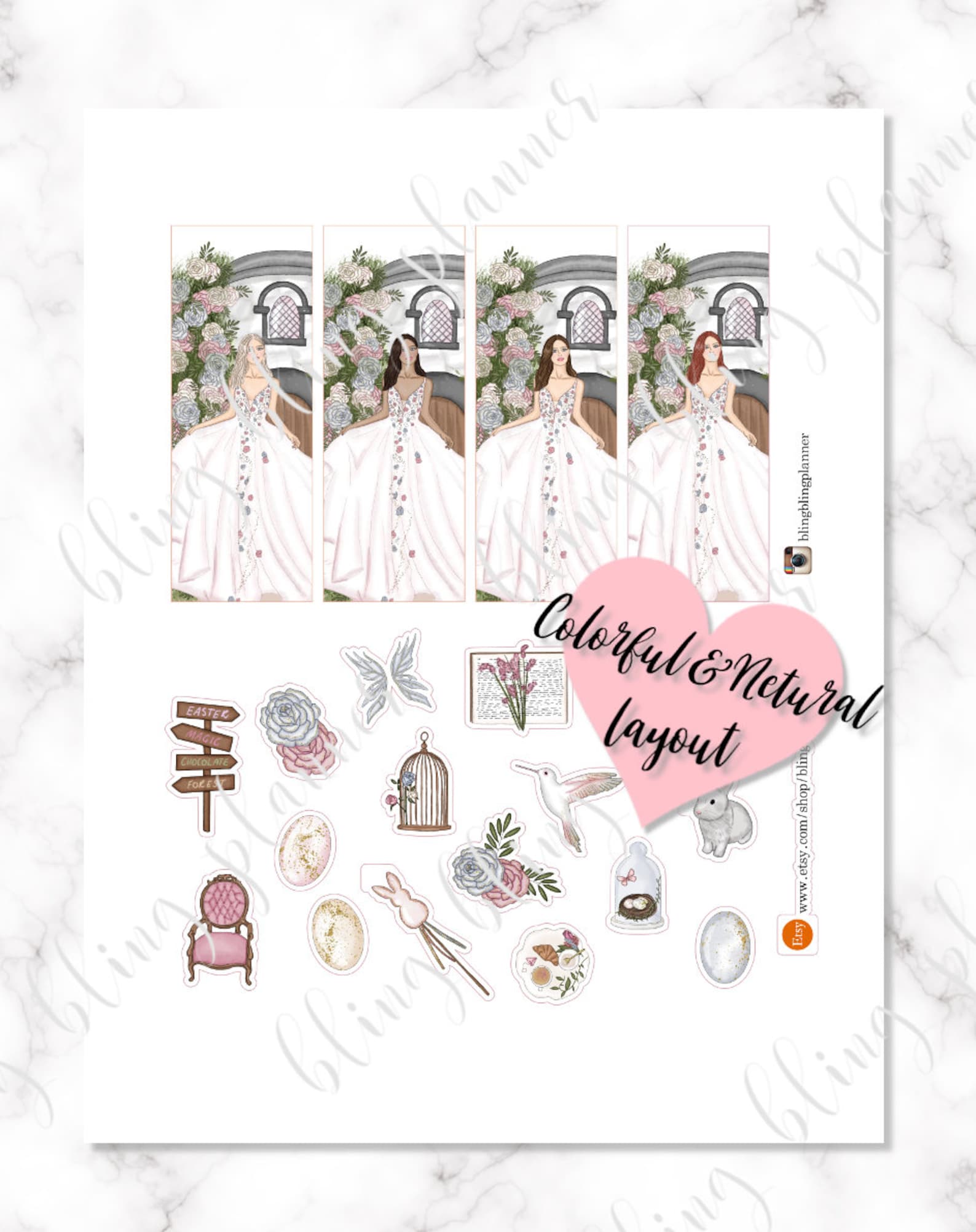 Easter Bunny Stickers