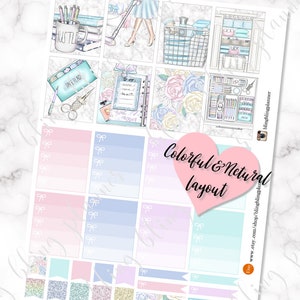 TIDY UP PLANNER Stickers, printable planner printable, house cleaning sticker, clean planner sticker, erin condren printable weekly, digital image 2