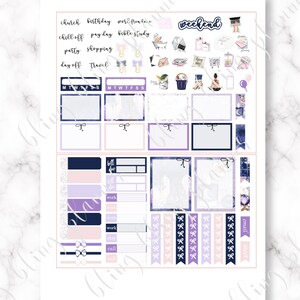 ME TIME Planner Stickers, RELAX Utskrivbara Planner Stickers, Planner stickers kit, Dream Planner Stickers, Veckoplanerare kit, Goodnotes veckovis bild 3