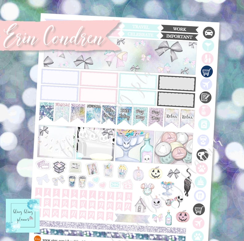 OCTOBER MONTHLY KIT Printable, Monthly Planner Kit, October Bundle Kit ...