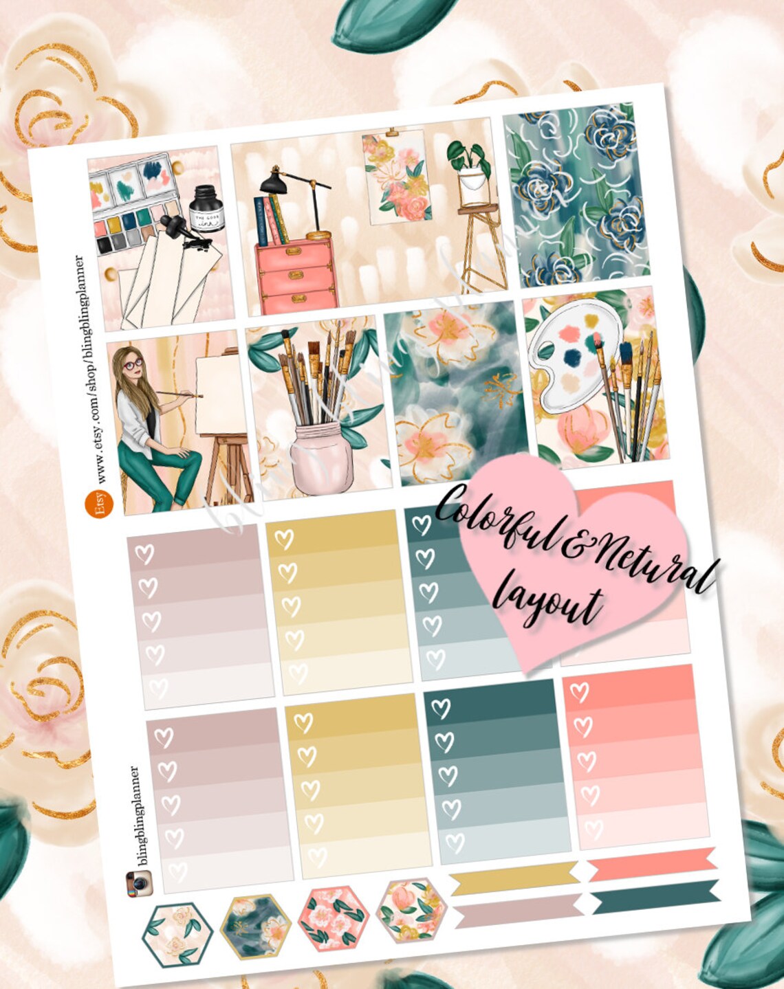 PRINTABLE Spring PLANNER STICKERS Spring Weekly Kit Home Etsy PRINTABLE Spring PLANNER STICKERS Spring Weekly Kit Home Etsy