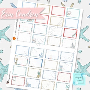 PRINTABLE FUNCTIONAL STICKERS, Bow Clip Printable, Printable Date Cover ...