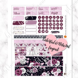 SWEET HOME Planner STICKERS, Printable Sticker Kit, Stay at Home ...