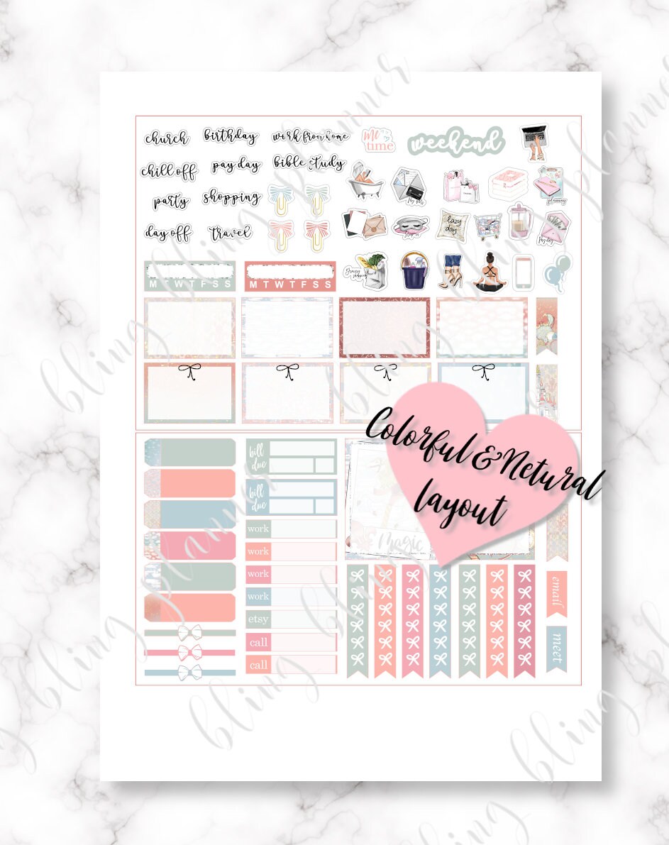 DISNEY PRINTABLE PLANNER Stickers Carousel Horse Planner - Etsy