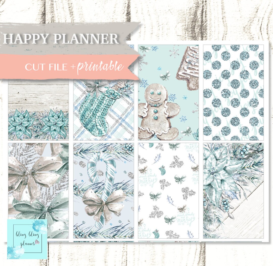 Happy Planner Christmas Printable, HOLIDAY PLANNER KIT, Winter ...