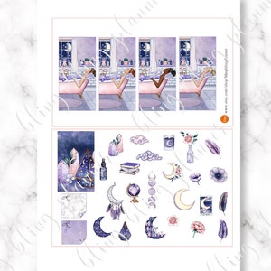 ME TIME Planner Stickers, RELAX Utskrivbara Planner Stickers, Planner stickers kit, Dream Planner Stickers, Veckoplanerare kit, Goodnotes veckovis bild 6
