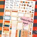 PUMPKIN PLANNER STICKERS Printable Planner Stickersfall - Etsy