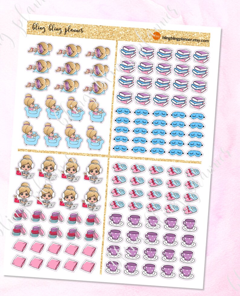 PRINTABLE STAY AT Home Sticker Printable Relax Sticker Cute - Etsy