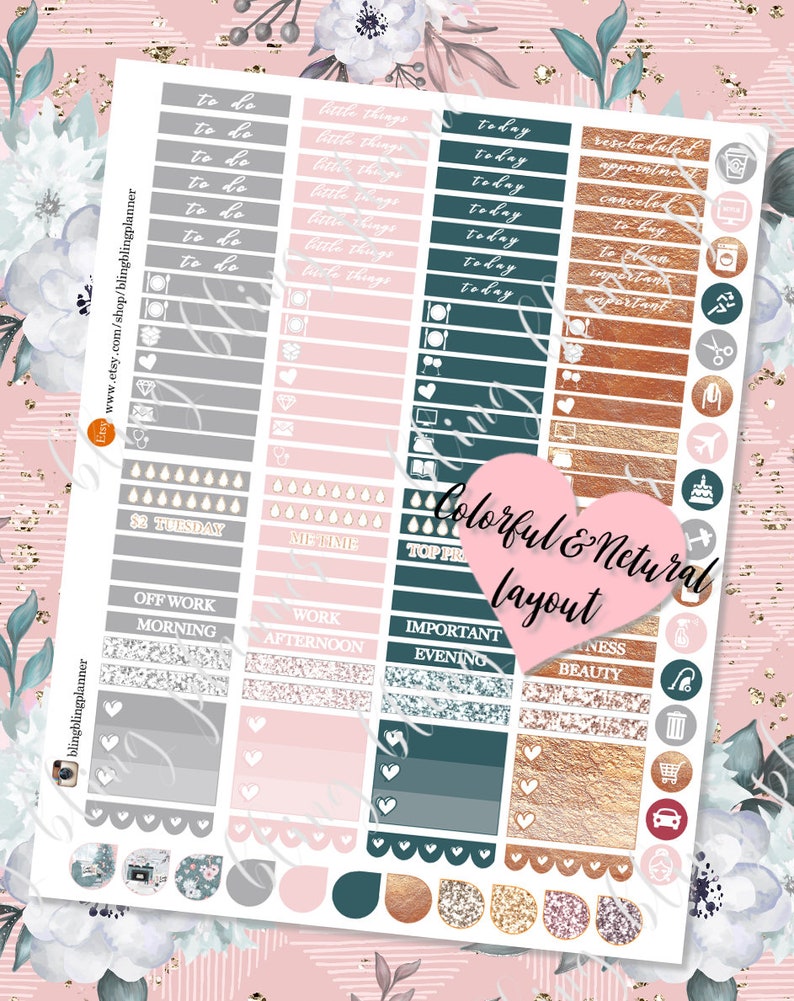 HOME PLANNER STICKERS, Winter Printable Stickers, Christmas Planner ...