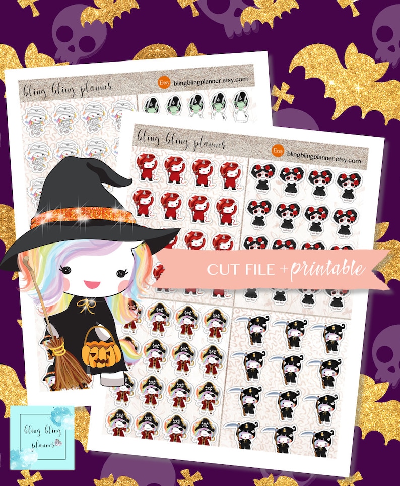 KAWAII HALLOWEEN Stickers, Halloween stickers for planners, printable stickers halloween, Witch Stickers, Oct planner stickers, 2 greenback photo about Halloween Stickers Printable referred to as KAWAII HALLOWEEN Stickers, Halloween stickers for planners, printable stickers halloween, Witch Stickers, Oct planner stickers, 2 greenback