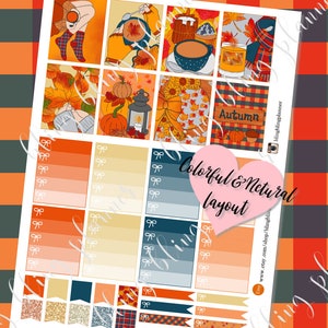 PUMPKIN PLANNER STICKERS Printable Planner Stickersfall - Etsy