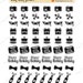BIRTHDAY FOIL READY Stickers, Foil Printable Stickers, Birthday Cake ...